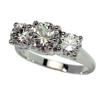 3 Stone Weave Ring