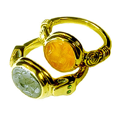 Custom sales intaglio ring