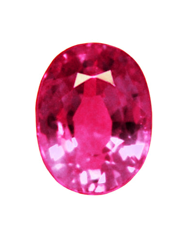 1.38 ct unheated oval fancy purple-pink sapphire