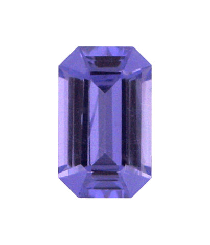 1.32 carat emerald cut fancy violet sapphire
