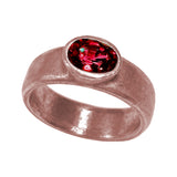 Oval Ruby in 18k Pink Gold